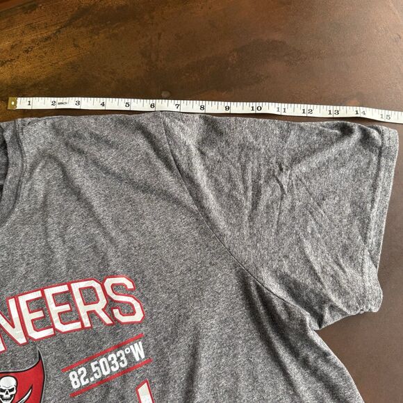 Tampa Bay Buccaneers game wear graphic t-shirt size XL NFL fanatics heathered - Picture 4 of 10